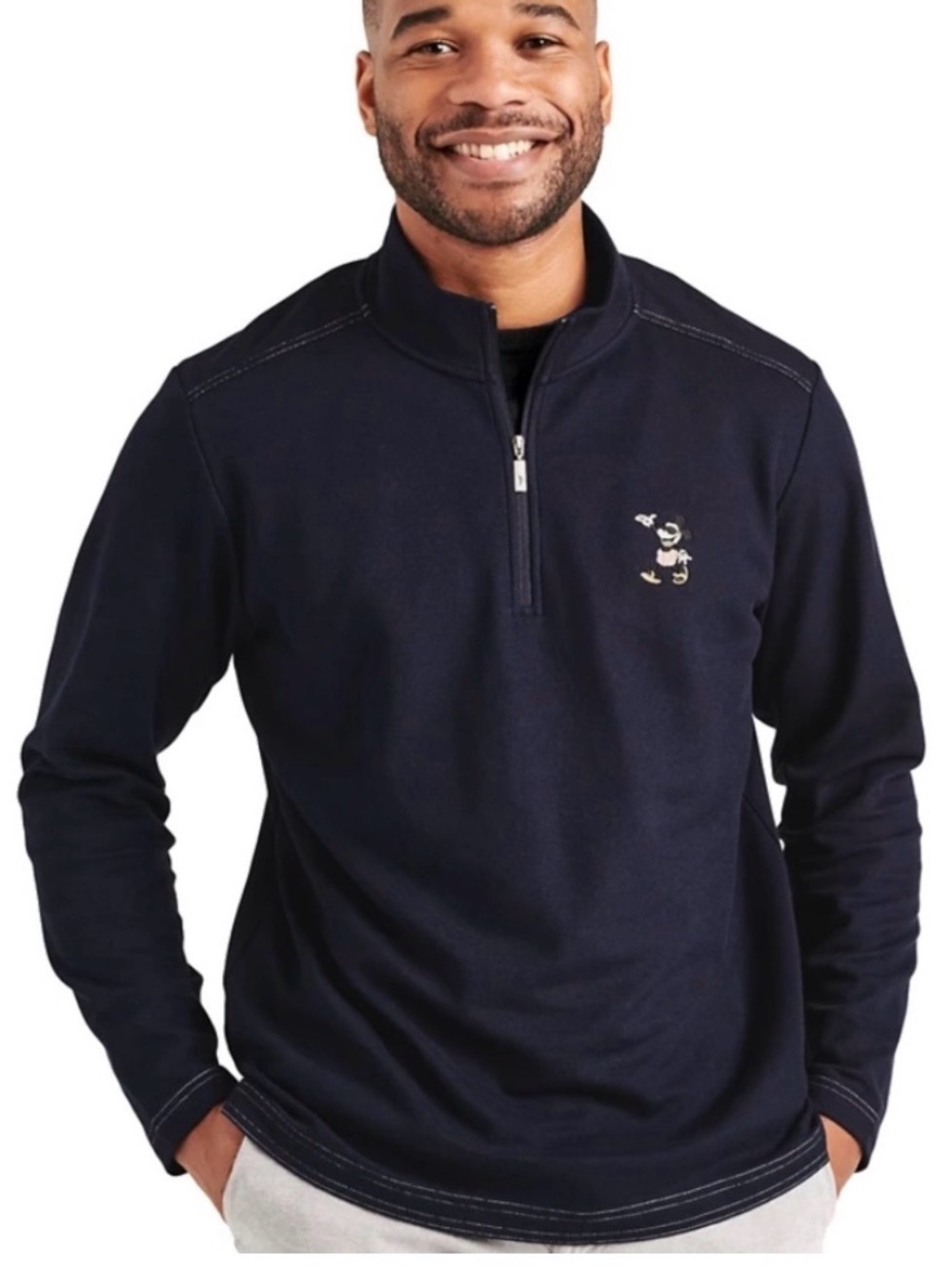 Disney Parks x Tommy Bahama Men’s Mickey Mouse 1/4 Zip Pullover